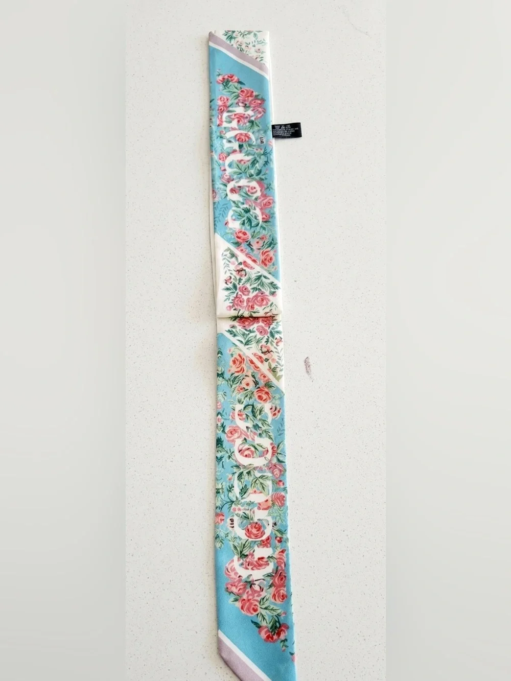 New Summer Floral Extra Long Ribbon Scarf 🌸